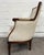 Ivory Antique French Louis XVI Style Equestrian Bergere Armchair For Sale - Image 8 of 9