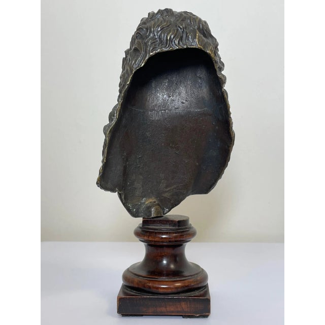 Traditional French 19th Century Bronze Model Bust of Louis XIV Sculpture For Sale - Image 4 of 12