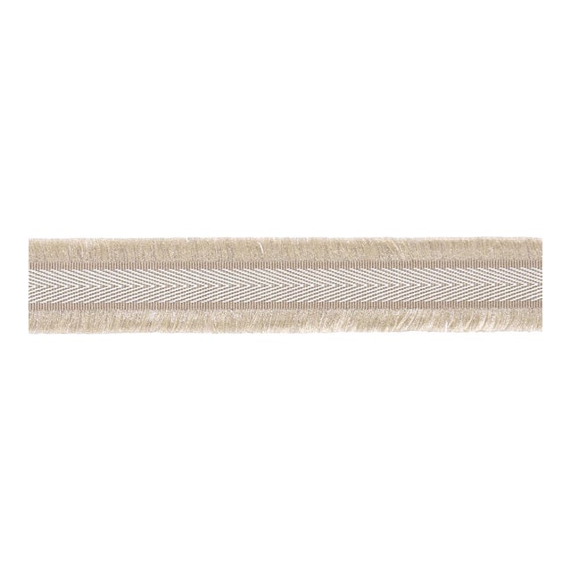 Schumacher Felicity Fringe Trim Trim in Ivory For Sale