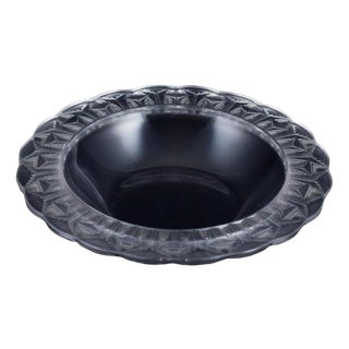 Large Mid-20th Century Chevreuse Bowl in Art Glass from René Lalique, France For Sale