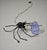 Mid-Century Modern Wall Lamp in Metal and Murano Glass Depicting a Spider, Italy, 1950s For Sale - Image 16 of 17