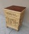 1920s Antique Chinese Wooden Bedside Cabinet With Carved Chinese Scenery For Sale - Image 12 of 12