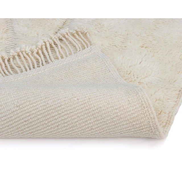 Hand-Knotted Wool Rug by Azele Studio For Sale - Image 6 of 9