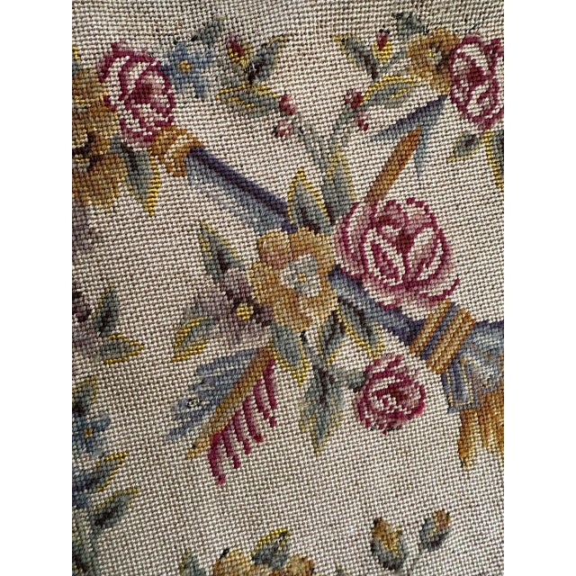 Exquisite late 19th-century French needlepoint tapestry originally from a chair cover but can be also use for cushions, or...