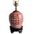 Mid 20th Century Chinese Red Double Happiness Porcelain Ginger Jar Lamps - a Pair For Sale - Image 9 of 15