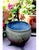 Contemporary 8" Vintage Hand-Chased Brass Cachepot Jardinere – Peony & Chrysanthemum Engravings For Sale - Image 3 of 15