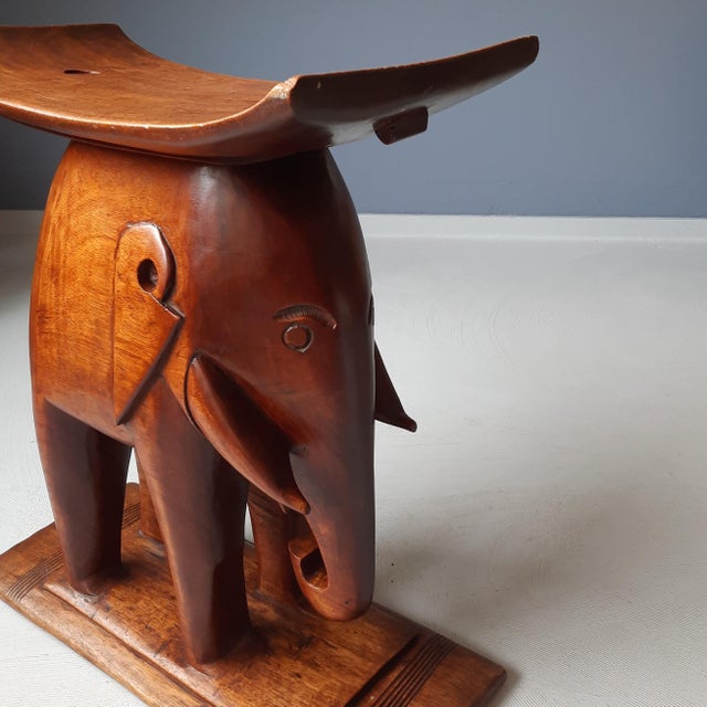 Ashanti Stool Elephant, Ghana, 1960s For Sale - Image 6 of 8
