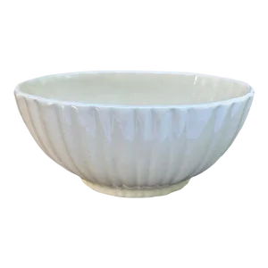 Vintage Haeger Ribbed Bowl Planter 4020