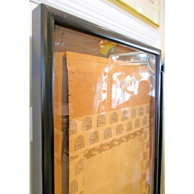 Gold Pair of Large Antique Japanese Scrolls Signed Toso Mitsunori in Custom Frames For Sale - Image 8 of 14