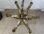 Vintage French Louis XVI Gilded Brass & Crystal Luminaire/Chandelier For Sale - Image 6 of 18