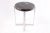 Contemporary Round Petrified Wood Top W Stainless Steel Stand Accent Table or Side Table 71 For Sale - Image 3 of 5
