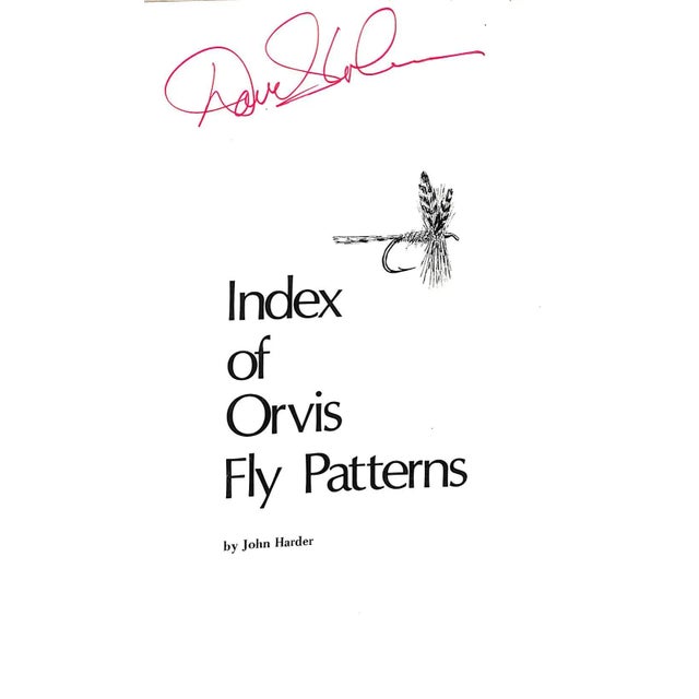 Traditional "Index of Orvis Fly Patterns" 1978 Harder, John For Sale - Image 3 of 10