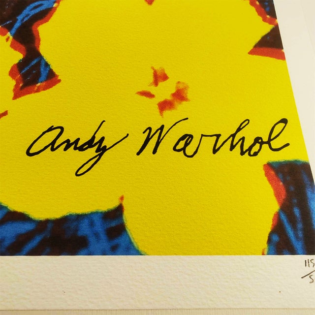 After Andy Warhol, Flowers, Lithograph, 1980s For Sale - Image 3 of 9