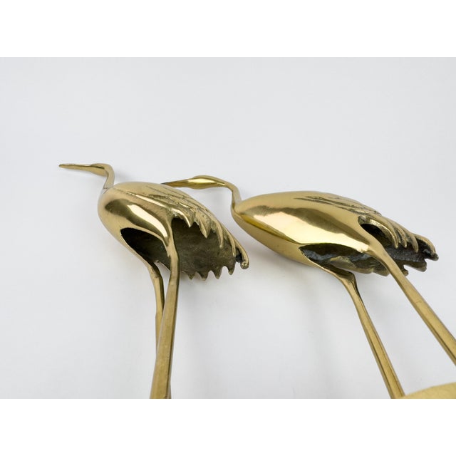 Mid-Century Brass Herons by Gilde Handwerk, 1960s, Set of 2 For Sale - Image 16 of 18