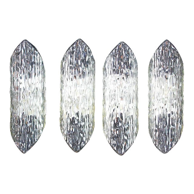 Perspex Sconces, France 1970's - Set of 4 For Sale