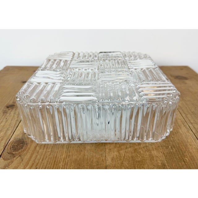 Industrial Vintage Glass Wall Light, 1970s For Sale - Image 3 of 17