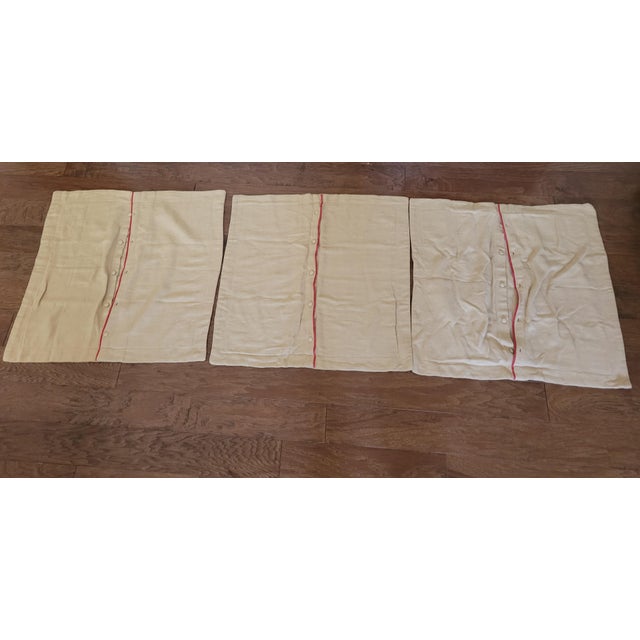 Ralph Lauren French Knot Border Euro Shams- Set of 3 For Sale In Austin - Image 6 of 7
