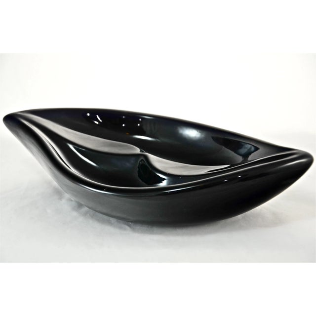 MCM Ebony Bowl For Sale - Image 4 of 5
