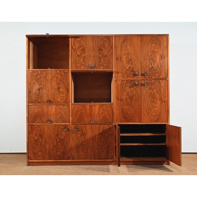 Vintage Storage Unit in Walnut, 1970 For Sale - Image 16 of 18