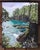 Contemporary Cape Flattery 1 by Carrie Goller | Oil and Cold Wax on Wood Panel Landscape with water and greenery For Sale - Image 3 of 3