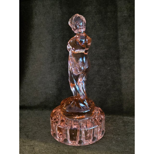 Cambridge Glass Company Art Deco "Draped Lady" Flower Frog, For Sale - Image 4 of 11
