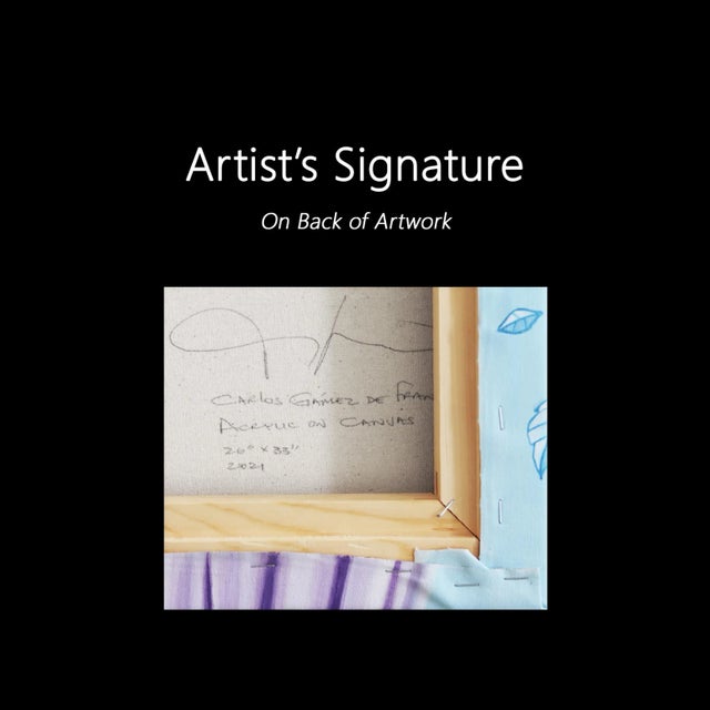 "Blue" Contemporary Realist Figurative Acrylic Painting by Carlos Gamez De Francisco For Sale - Image 9 of 9