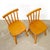 Mid-Century Modern Pair of Child’s Chairs in the Style of FDB Møbler Model J46 Designed by Poul Volther For Sale - Image 3 of 3