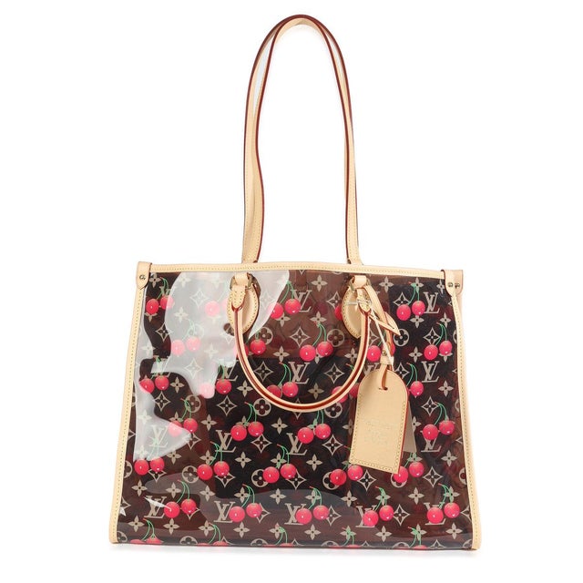 Brown x TM Monogram Cherry Crystal Onthego GM For Sale - Image 8 of 9