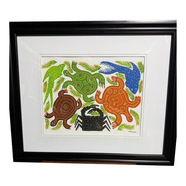 Celestial Meets the Sea Bhil Tribal Art For Sale