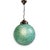 Indian Blue Mosaic Globe Pendant Light Small For Sale - Image 3 of 10