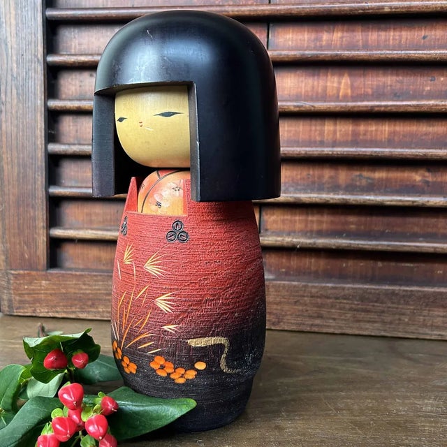 1970s Vintage Gunma Kokeshi by Masae Fujikawa, 1970s For Sale - Image 5 of 9