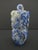 Late 19th Century Chinese Carved Natural Lapis Lazuli Leaves Snuff Bottle For Sale - Image 5 of 10