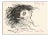 Anna Salvatore - Greeting Card with Drawing - 1959 For Sale