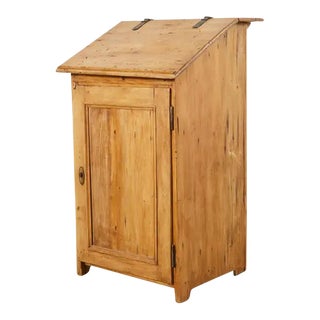 Country French Pine Farmhouse Podium Lectern Desk or Bookstand For Sale