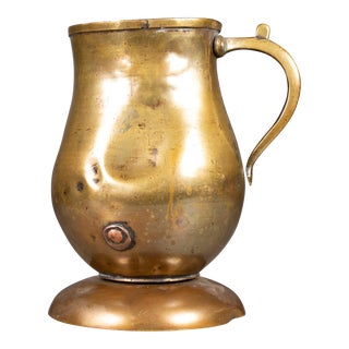 19th/Early 20th C. Bronze and Copper Pitcher For Sale