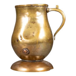 19th/Early 20th C. Bronze and Copper Pitcher