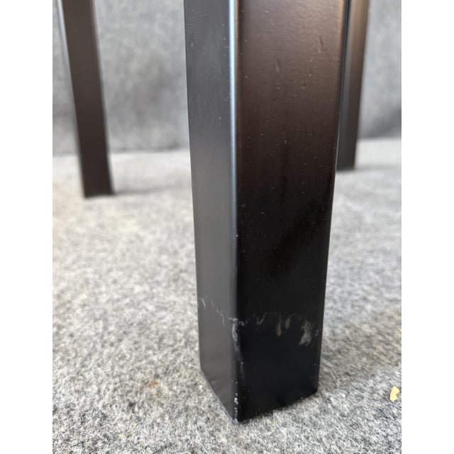 Charleston Forge Metal Side Table With Textured Top For Sale - Image 13 of 13