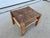 American 19th Century Maple Footstool Ottoman With Rush Seat and Tapered Legs For Sale - Image 3 of 12