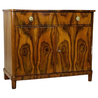 19th Century Prayer Walnut Trumeau, Austria, 1840s For Sale
