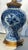 Chinese 19c. Chinese Blue and White Lamp With Custom Shade For Sale - Image 3 of 18