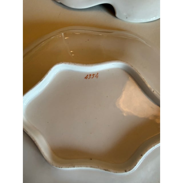 Green Antique Coalport Apple-Green & Gilt Porcelain Dessert Dishes, Set of 3 or Antique Coalport Hand-Painted Porcelain Dessert Dishes, C. 1850, Set of 3 For Sale - Image 8 of 9