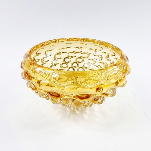 Lenti Bowl in Murano Glass by Ercole Barovier for Barovier & Toso, Italy, 1940s-1950s For Sale - Image 4 of 8