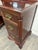 Chippendale Vintage Thomasville Mahogany Vanity Dressing Table With Mirror For Sale - Image 3 of 18
