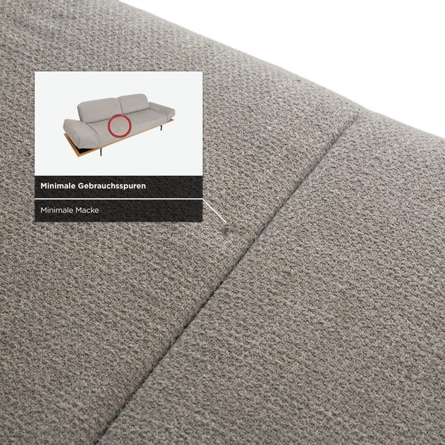 HS.420 2-Seater Sofa and Ottoman in Fabric and Wood from Hülsta, Set of 2 For Sale - Image 13 of 18