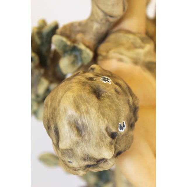 Large Vintage L&f Moreau-Style Figural Table Lamp – “The Apple Pickers” – 1981 Provenance For Sale - Image 15 of 18