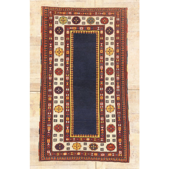 Late 19th Century Caucasian Kazak Rug, 03'08 X 06'01 For Sale - Image 10 of 10