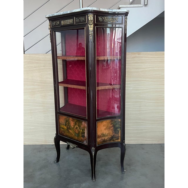 Late 19th Century Napoleon III Style Vitrine For Sale - Image 4 of 18