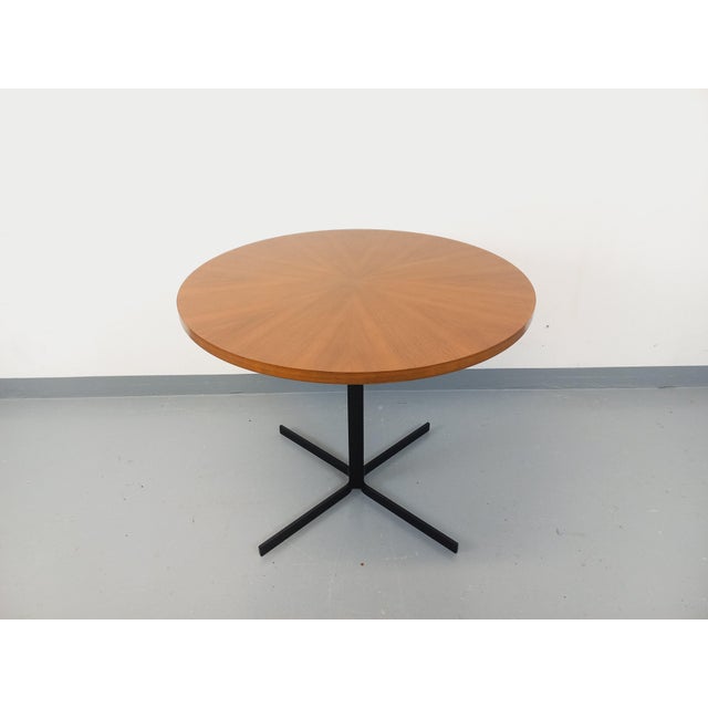 Large Vintage Scandinavian Style Coffee Table in Teak and Black Metal, 1960s For Sale - Image 16 of 18