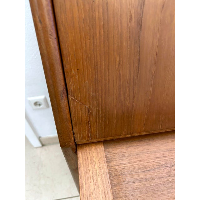 Vintage Secretaire in Teak from Bernhard Pedersen & Son For Sale - Image 9 of 18