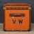 Metal Antique Courier Trunk in Orange Vuittonite Canvas by Louis Vuitton for Louis Vuitton, 1905 For Sale - Image 7 of 18